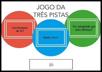 jogo das 3 pistas perguntas